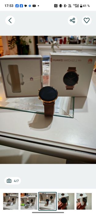 Smartwatch Huawei GT 2 de 42mm gold
