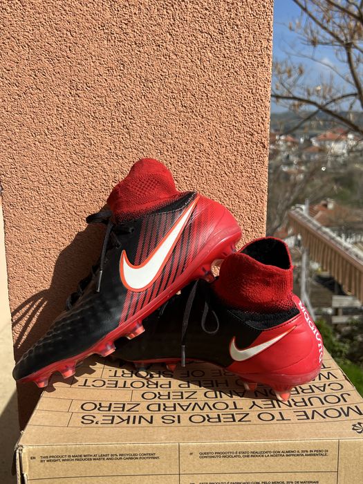 Nike Magista Orden II FG Black/White/University Red