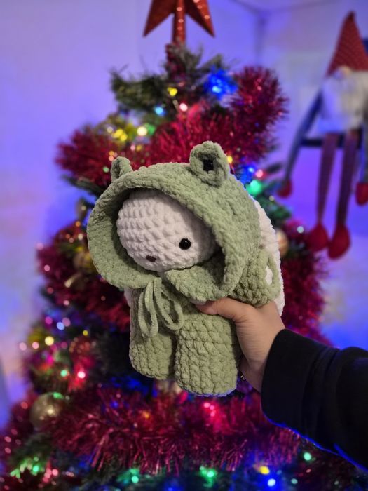 Iepuraș Broscuță croșetat