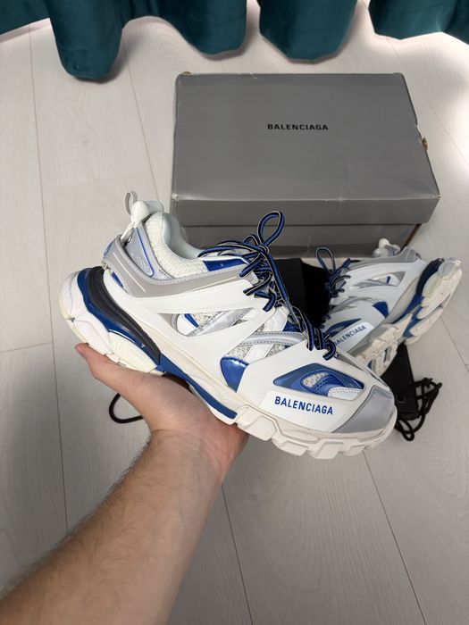 Balenciaga Track Alb Albastru
