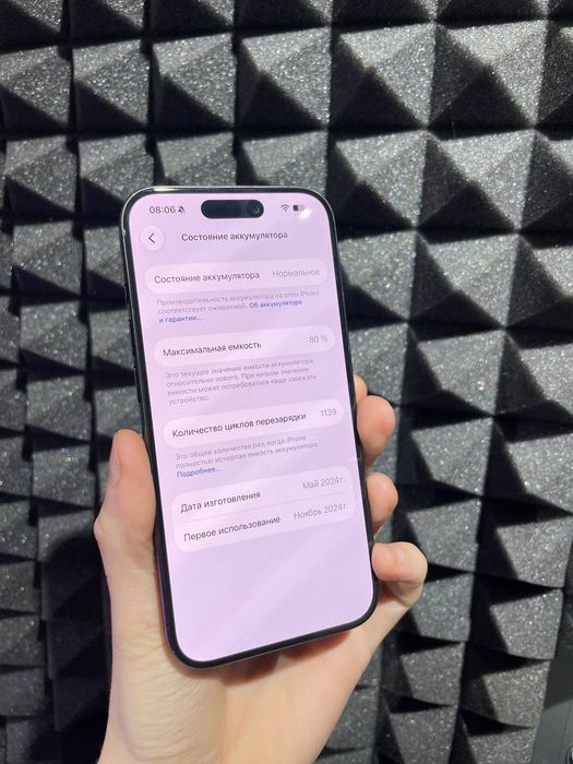 Apple iPhone 15 pro / Айфон 15 про ( Полный комплект) 80 АКБ