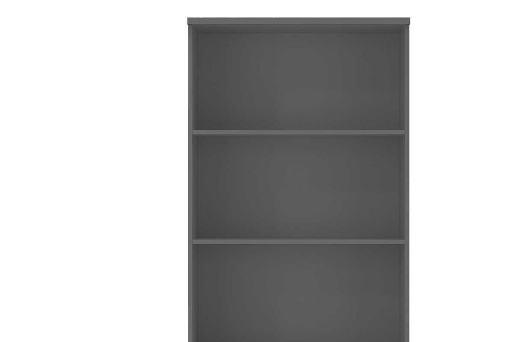 Офис библиотка Denith, Орех-графит, 80x40x200cm, Безплатна доставка