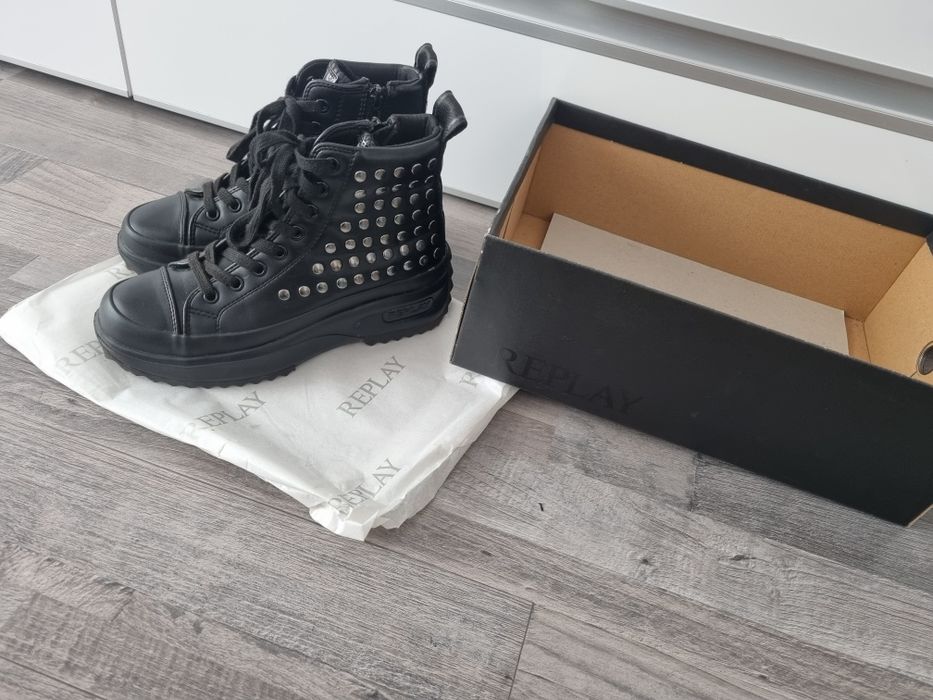 Replay, дамски кожени кецове 36