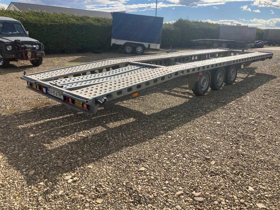 Platforma Trailer 8m lung dublu 3 axe