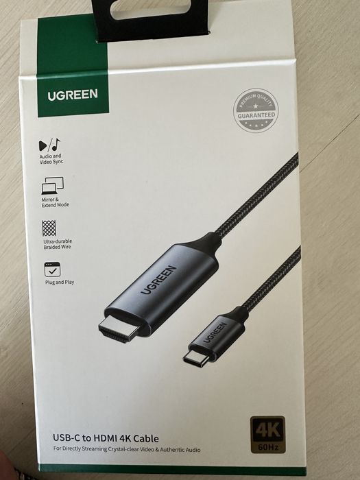 Кабель 4k ugreen usb-c hgmi