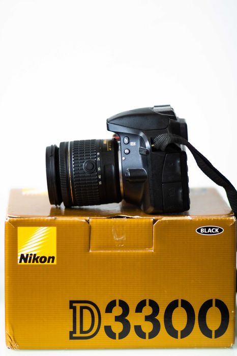 Dslr NIKON D3300 + obiectiv original 18-55mm Af-P cu Stabilizare