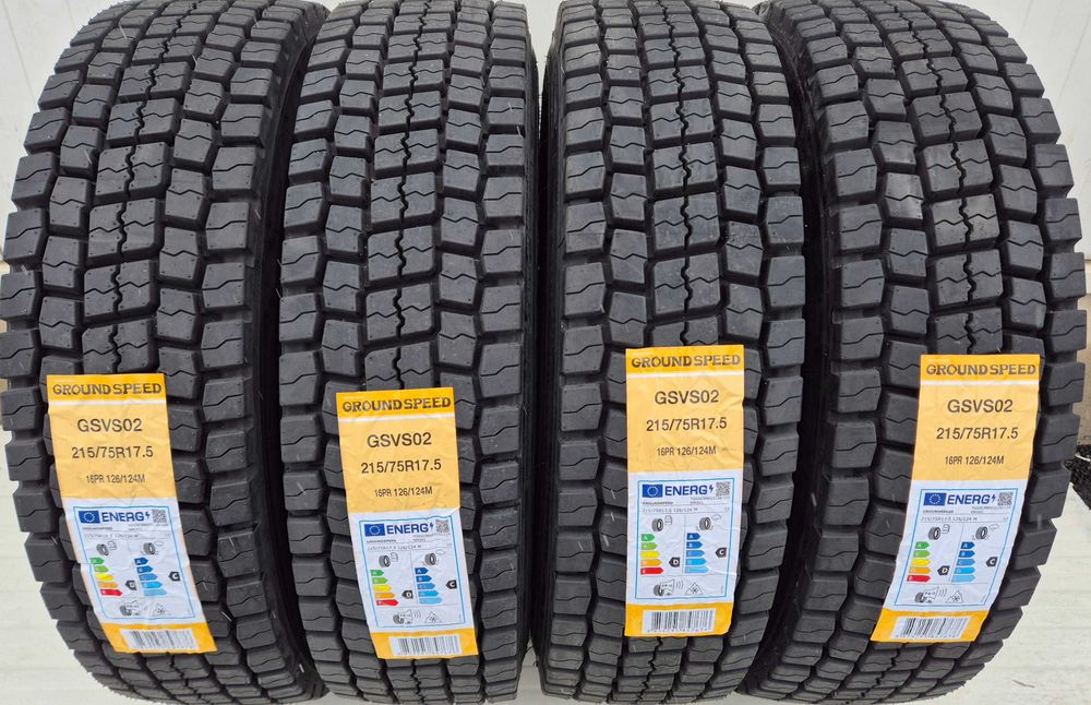 215/75 R17.5, 126M, GROUNDSPEED GSVS02 16PR, Anvelope tractiune M+S