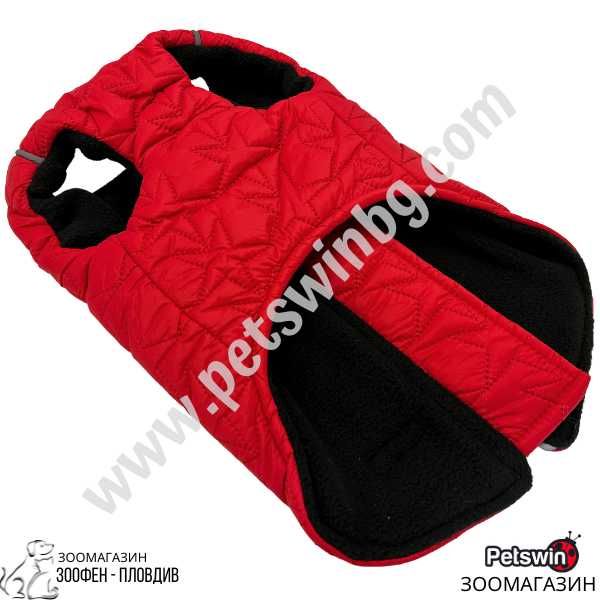 Жилетка/Яке - за Куче - с Поларена Подплата - XS, S, M, L, XL- Червена