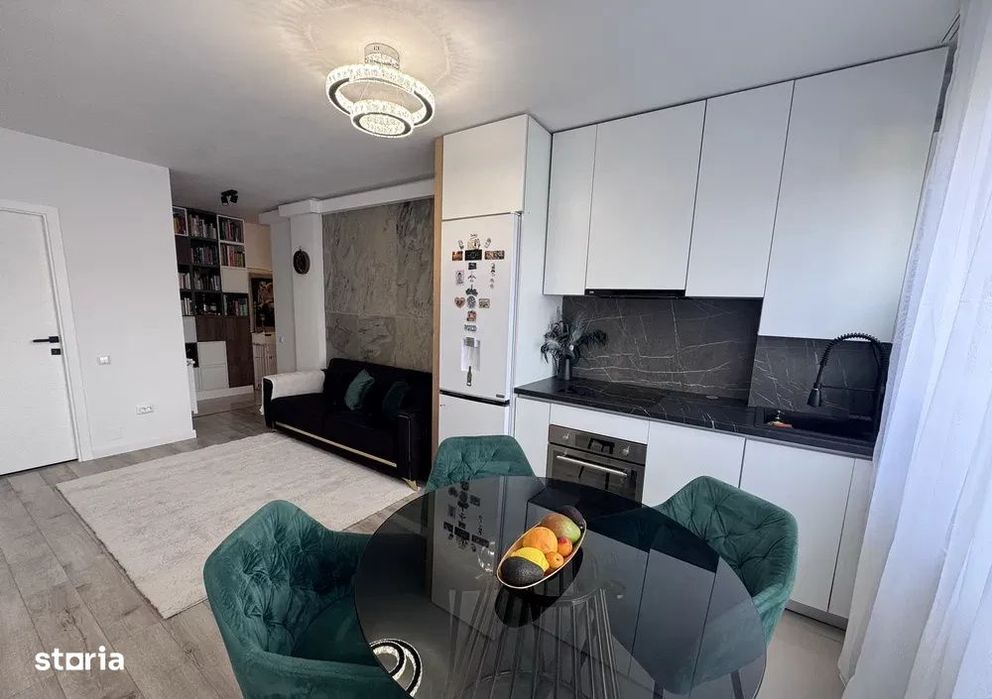 Apartament 2 dormitoare + living cu bucatarie open space + 2 balcoane — fotografia 1