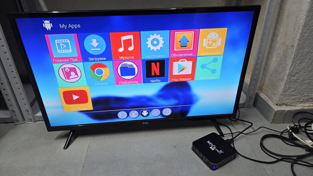 *️⃣ TCL Led Tv Диогональ 81см + Андроид Приставка / QTV