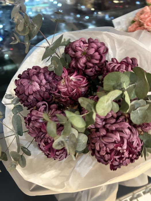 Цветы 9 хризантем