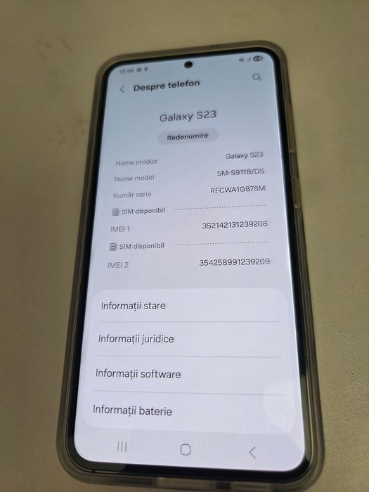 Samsung s23  256 GB verde