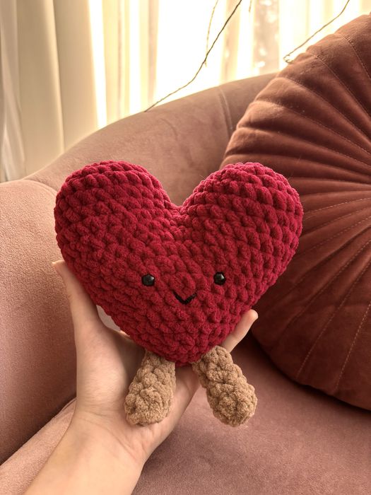 Pluș Inimă Jellycat Croșetată