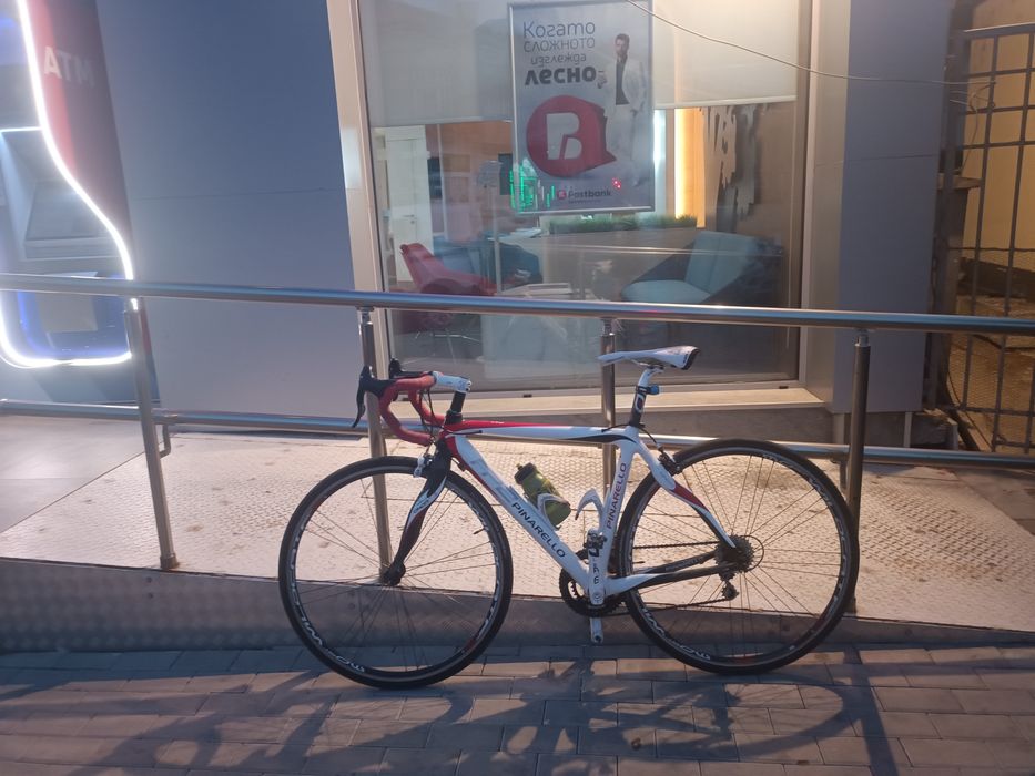 Продавам Pinarello FP2 Carbon – Campagnolo Veloce 2x10 – Mavic Cosmic