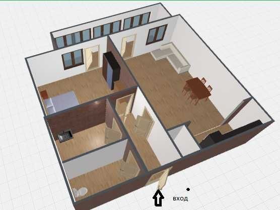 Дава се под наем Двустаен апартамент в Търговище, Вароша - 50 кв.м за 229.5 € - Снимка #7