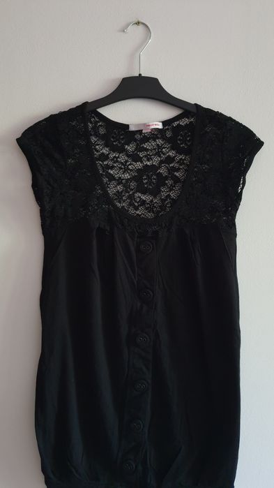 Bluza lunga M/L Tally Weijl, bumbac cu dantela