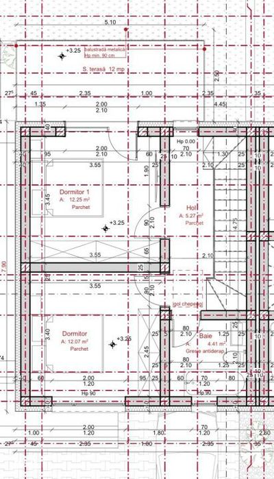 Casa insiruita moderna, eficienta energetica A+,  80 mp utili, teren 1