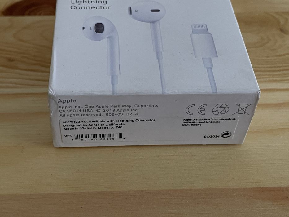 Casti Apple EarPods lightning originale