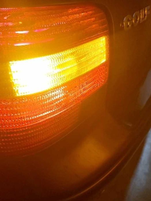 2бр LED крушки за мигач P21W с вградена лупа 12 диода.