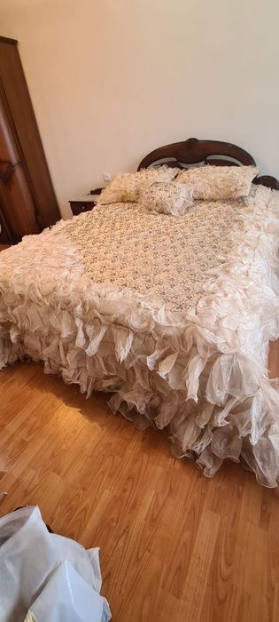 Продам свадебные покрывало на двуспалку