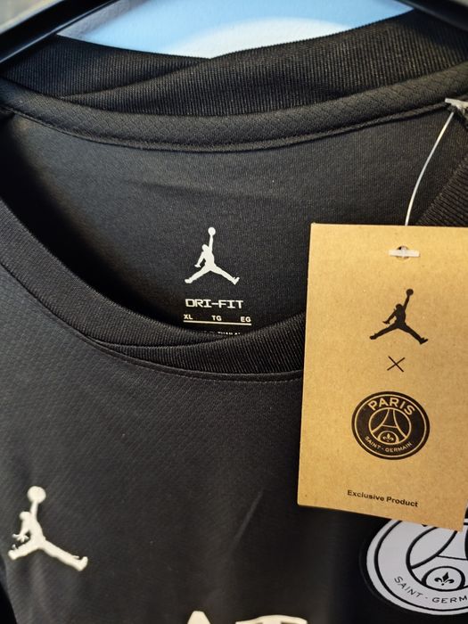 Tricou fotbal PSG negru mărimea XL