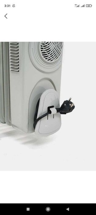 Масленый обогреватель с доп. вентилятором