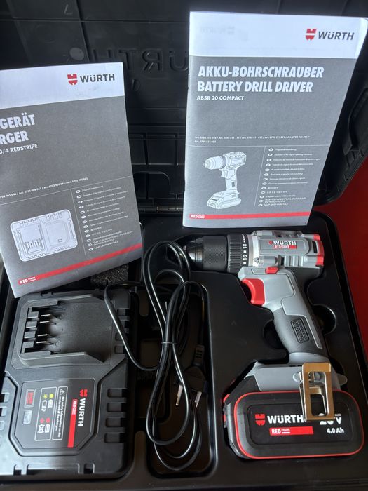 SET Wurth Masina de gaurit si insurubat RedStripe autofiletanta