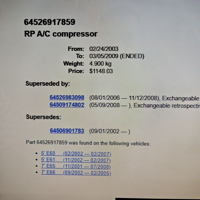 Compresor clima bmw m57 2.5d 3.0d 3.5d