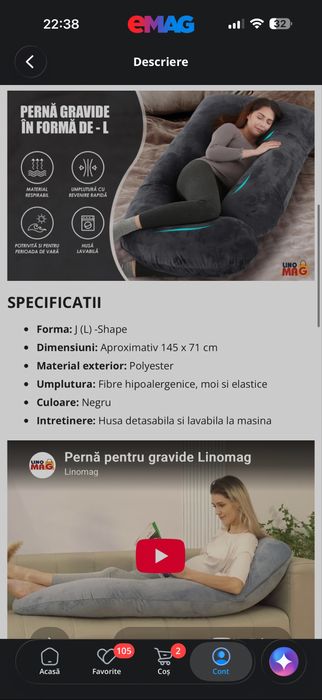 Perna gravida si alaptare 3 in 1