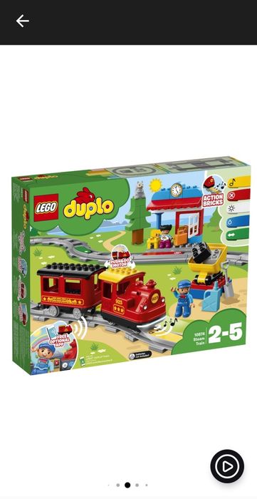 Tren Lego Duplo cu sine si pod (complet)+ alte seturi incomplete