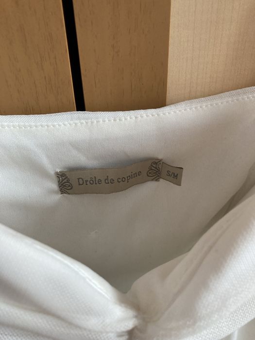 Дамска рокля бял цвят S/M