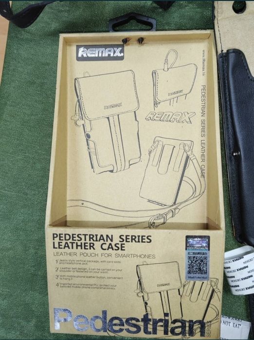 Кожен калъф за мобилен телефон