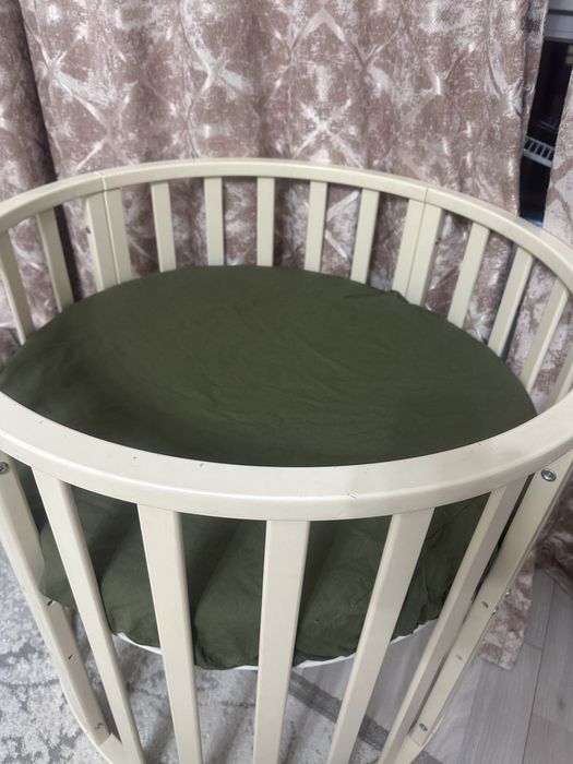 Кроватка трансформер массив береза