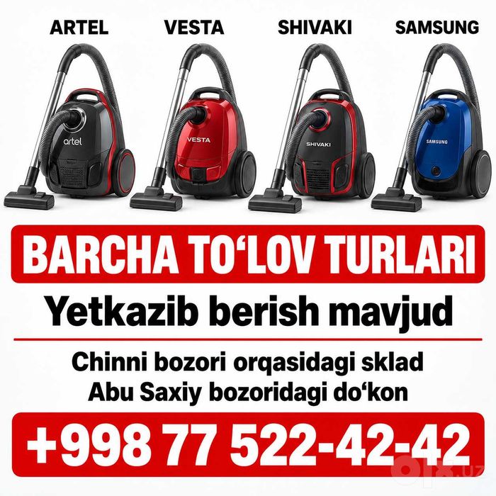 Changyutgichlar Artel, Vesta, Shivaki, Samsung — kafolatli