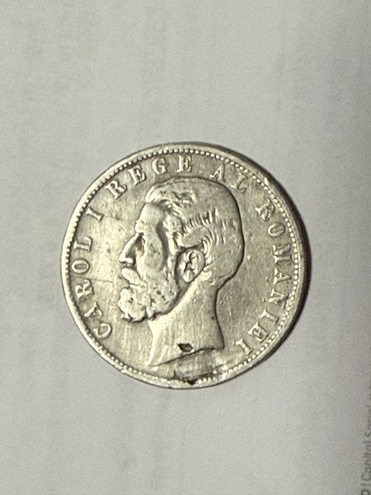 Vand moneda 5 lei carol 1 argint