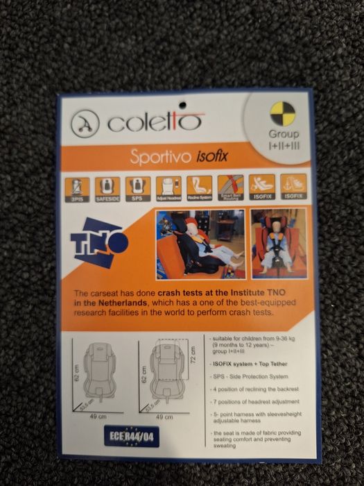 Scaun Coletto Sportivo isofix