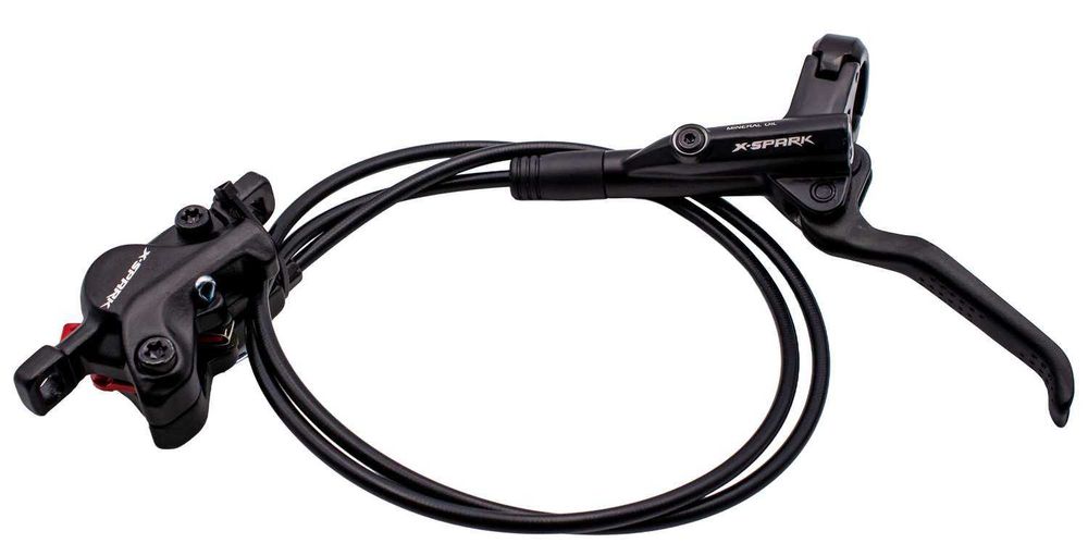 НОВИ КОМПЛЕКТ ПРЕДНА И ЗАДНА Хидравлични дискови спирачки + 2 адаптера