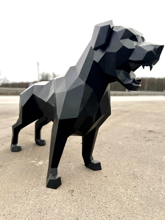 Полигональные фигуры из металла