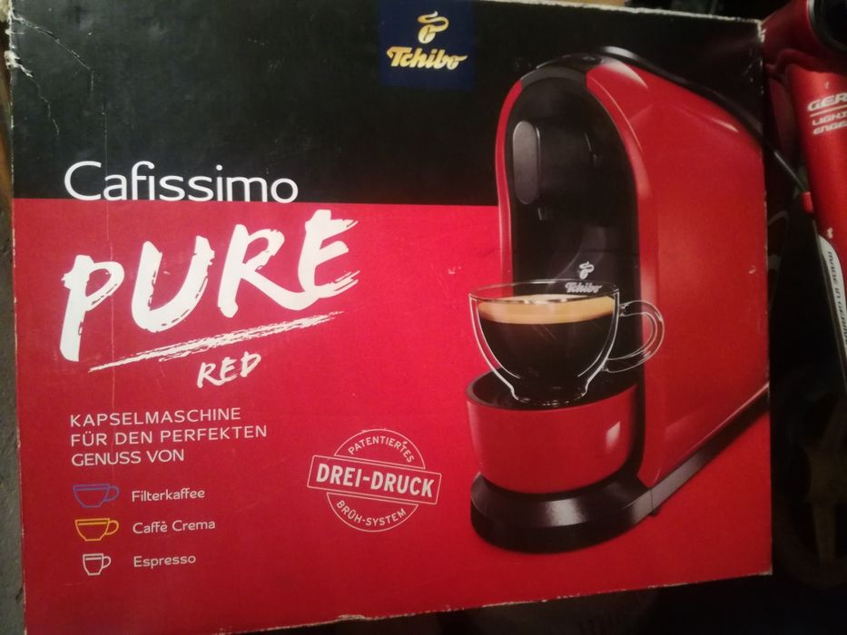 Кафе машина с капсули донесена е от Германия но работи само със Чибо