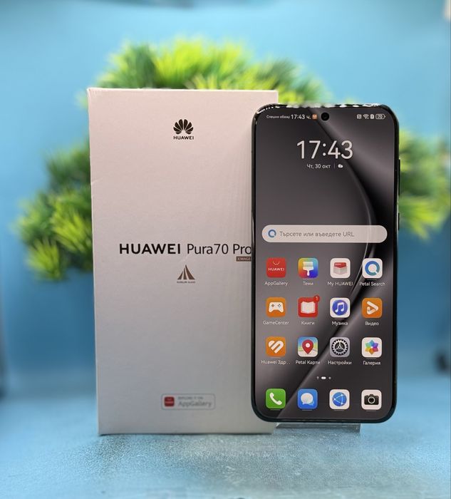 ГАРАНЦИОНЕН!!! Huawei Pura 70 Pro, 512GB, 12GB RAM, Black