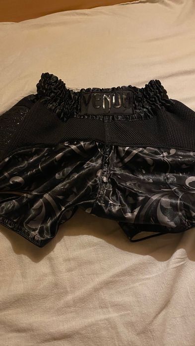 Venum muay thai black shorts