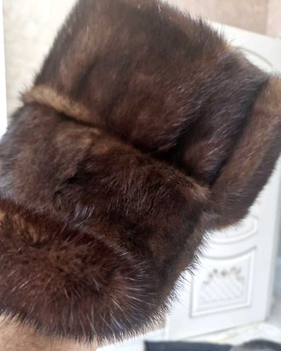 Норковая шапка ушанка