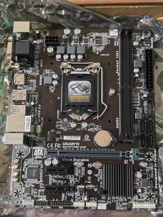 Placa de baza GIGABYTE GA-H110M-S2H (rev. 1.0) - Socket 1151