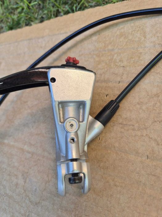 Set frane hidraulice Magura Louise, manete carbon, placute noi