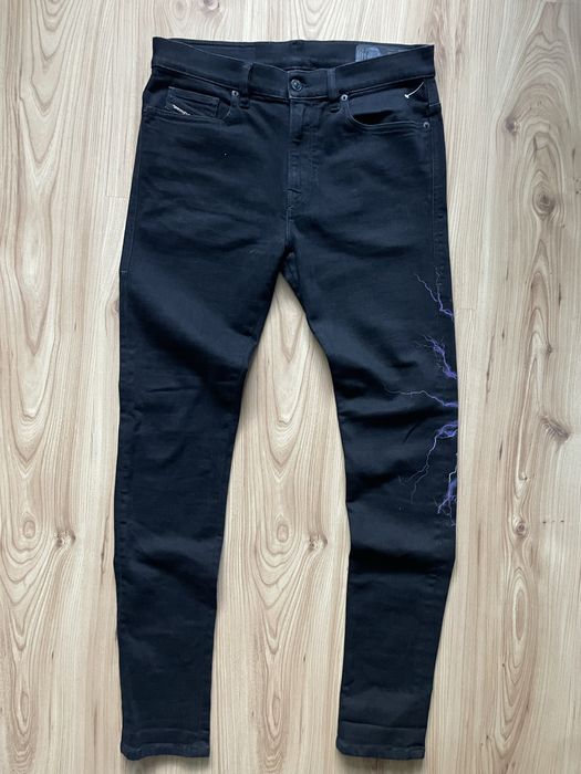 DIESEL D-AMNY Stretch Skınny Black Jeans/мъжки дънки W32