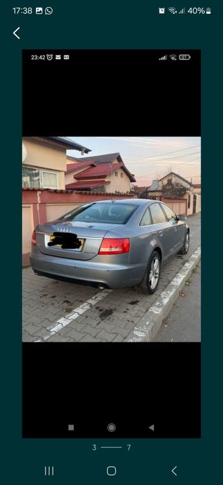 Aripi bara spate usi  Audi a6 c6 cod culoare LY7G