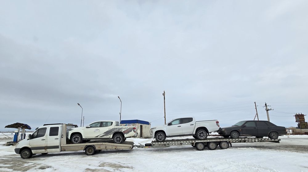 Мерседес спринтер эвакуатор с прицепом!