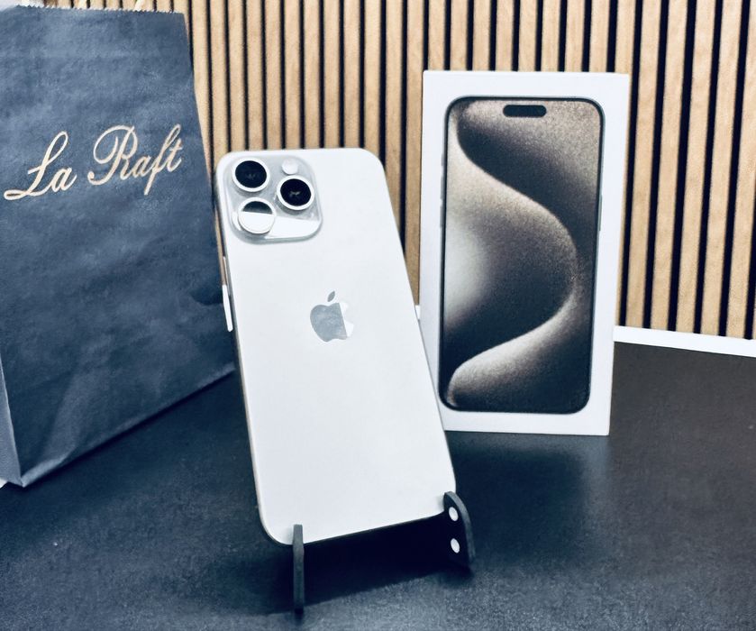 Iphone 15 Pro Max 256 Gb / Natural Titanium/ Sanatate Baterie 85%/ Fact&Garantie 12 Luni /