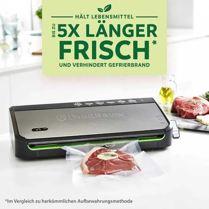 Уред за вакуумиране Foodsaver FFS005X-01, 28 см, 3 Скорости, Сребрист