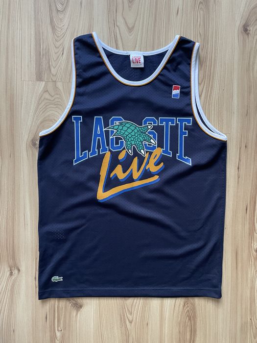 LACOSTE L!VE Basketball Vest Jersey/ Нов мъжки потник L
